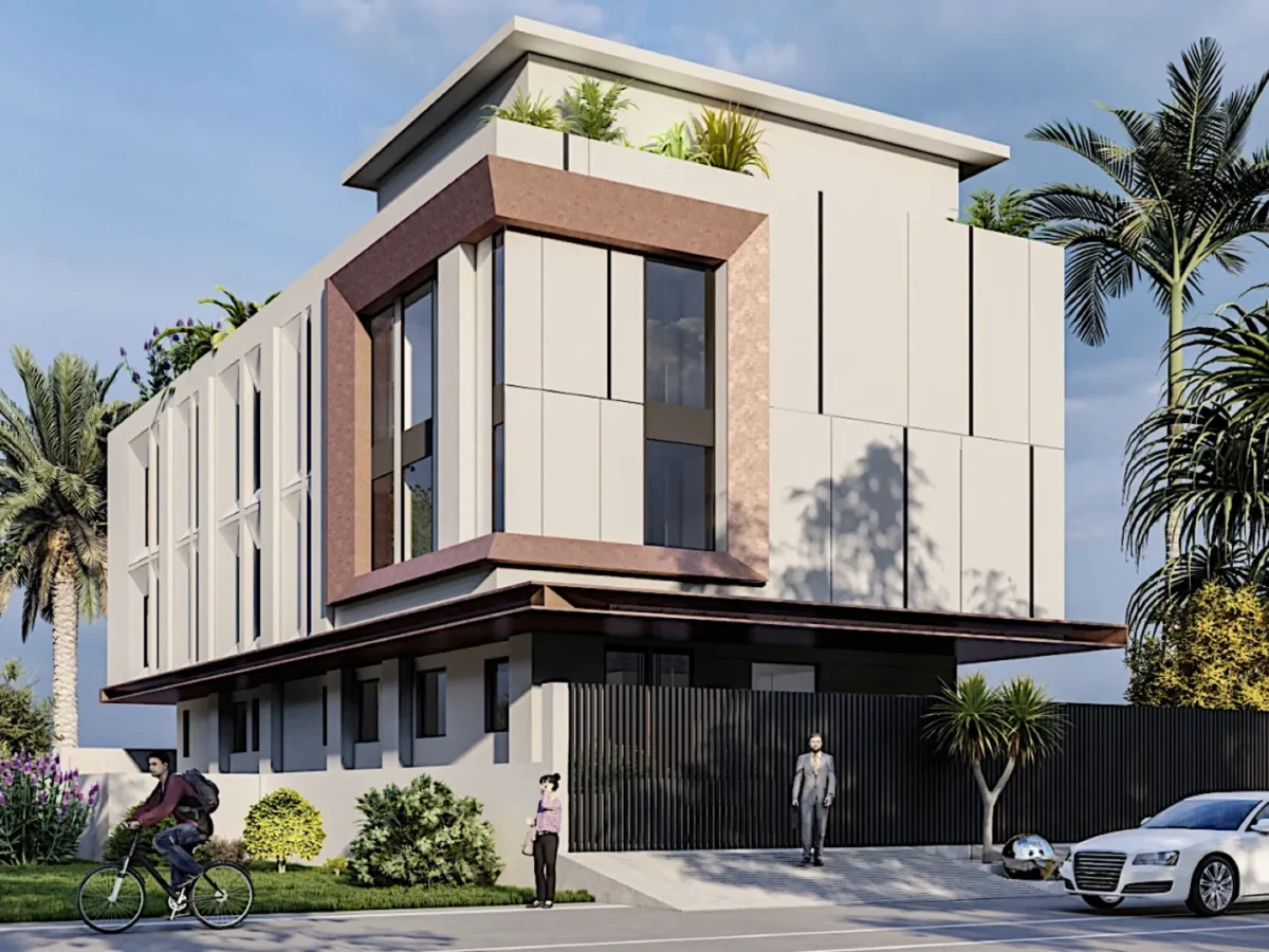 10,000 Sq. Ft. Boutique Hotel Facade | 30 Rooms — image 1